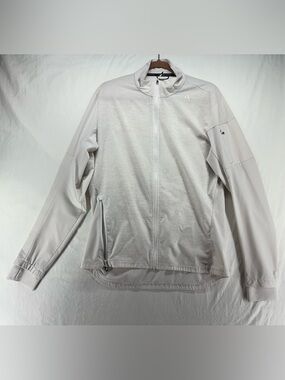 Adidas Supernova Full Zip Lightweight Jacket Cream Running Active Mens M